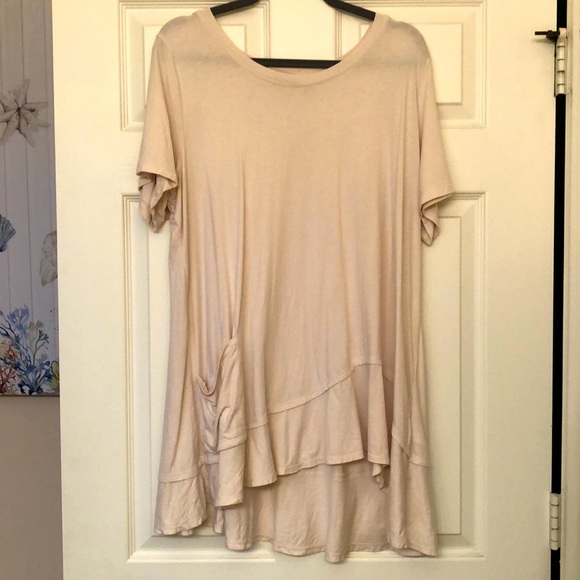 LOGO Cream Tunic
